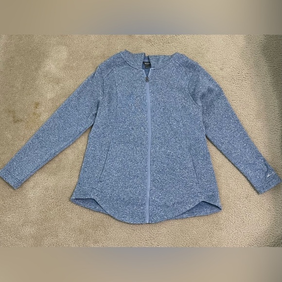 Eddie Bauer XL zip up sweat shirt with pockets and hood in great condition - Picture 2 of 10